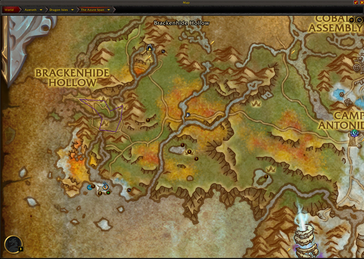 Decayed Wildercloth route